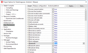 Project Options